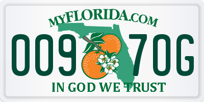FL license plate 0097OG