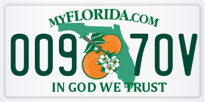FL license plate 0097OV