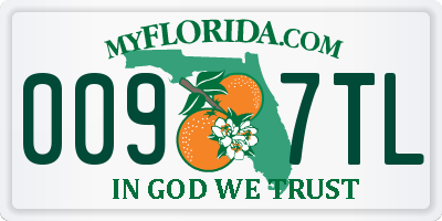 FL license plate 0097TL