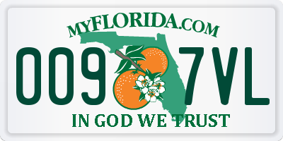 FL license plate 0097VL