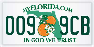 FL license plate 0099CB