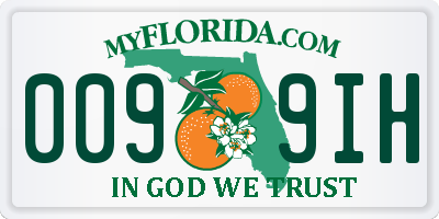 FL license plate 0099IH