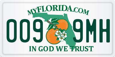 FL license plate 0099MH