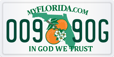 FL license plate 0099OG