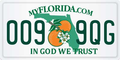 FL license plate 0099QG