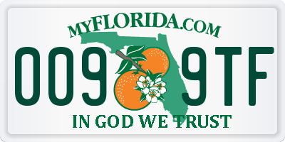 FL license plate 0099TF