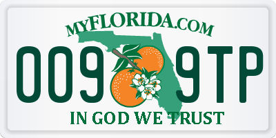 FL license plate 0099TP
