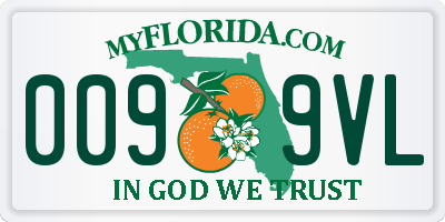 FL license plate 0099VL