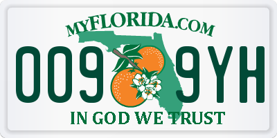 FL license plate 0099YH