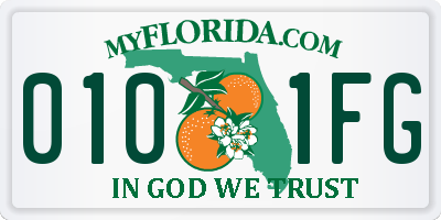 FL license plate 0101FG