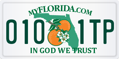 FL license plate 0101TP