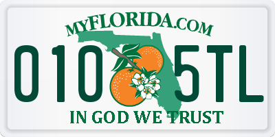 FL license plate 0105TL