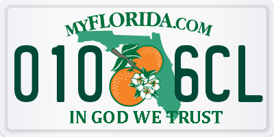 FL license plate 0106CL