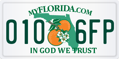 FL license plate 0106FP