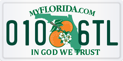 FL license plate 0106TL