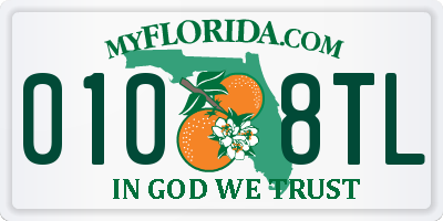 FL license plate 0108TL