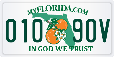 FL license plate 0109OV
