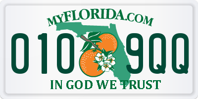 FL license plate 0109QQ
