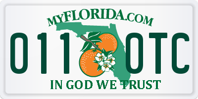 FL license plate 0110TC
