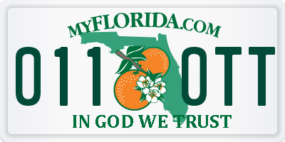 FL license plate 0110TT