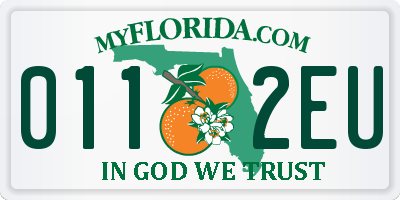 FL license plate 0112EU