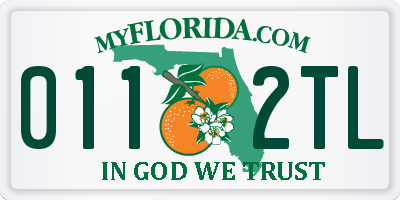 FL license plate 0112TL