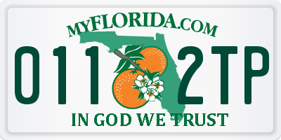 FL license plate 0112TP