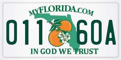 FL license plate 0116OA