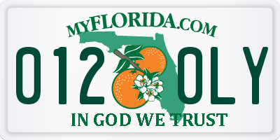 FL license plate 0120LY