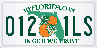 FL license plate 0121LS