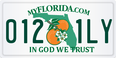FL license plate 0121LY