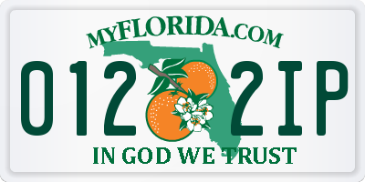 FL license plate 0122IP