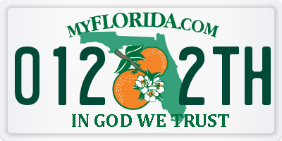 FL license plate 0122TH