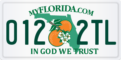 FL license plate 0122TL