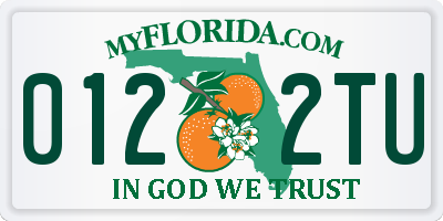FL license plate 0122TU