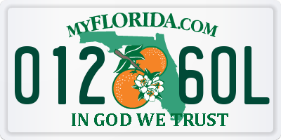 FL license plate 0126OL