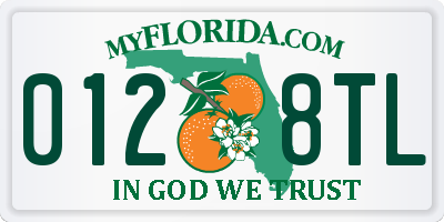 FL license plate 0128TL