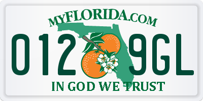FL license plate 0129GL