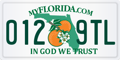 FL license plate 0129TL
