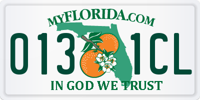 FL license plate 0131CL