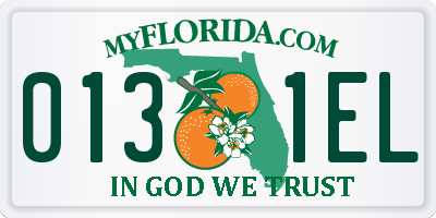 FL license plate 0131EL