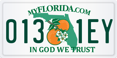 FL license plate 0131EY