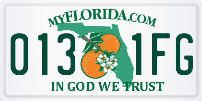 FL license plate 0131FG