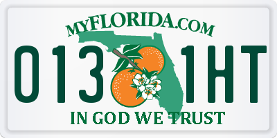 FL license plate 0131HT