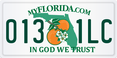 FL license plate 0131LC