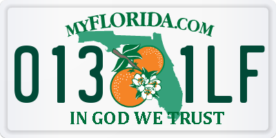 FL license plate 0131LF
