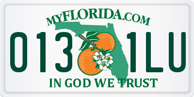 FL license plate 0131LU
