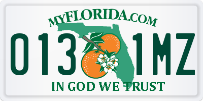FL license plate 0131MZ