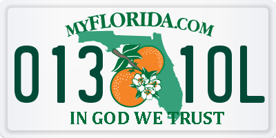 FL license plate 0131OL
