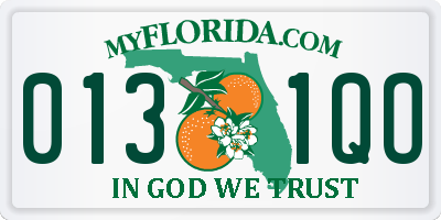 FL license plate 0131QO